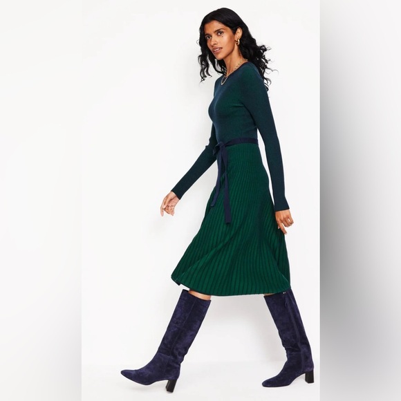 NWT Boden Lola Knitted Midi Dress, Size 10 - Picture 2 of 16